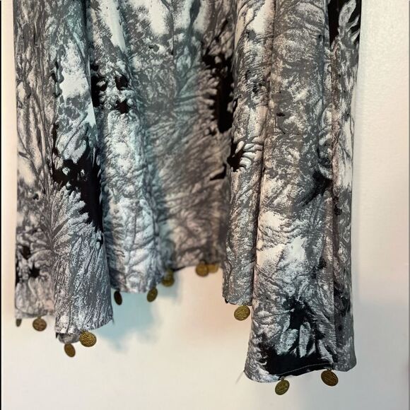 RAGA Tie Dye Spaghetti Straps Coins Top.Size XS - Picture 5 of 11